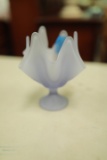 Viking Satin Amethyst Glass Vase