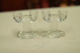 Anchor Hocking Queen Mary Pattern Candlesticks