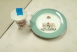 Queen Elizabeth Plate & Wedding Cup