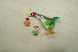 Glass Bird & 2 Chicks