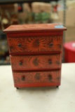 Grained Wood Jewelry Box