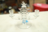 Deco Glass Candlestick