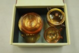Amber Glass Akro Childs Tea Set
