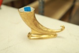 Wheeling Gold Porcelain Vase