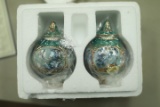 Pair of Bradford Exchange Hummingbird Ornaments