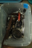 Box of Flatware & Misc