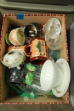 Box of Assorted Glassware