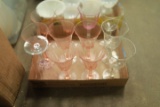 Box of Pink Stemware