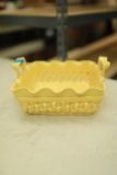 Ceramic Reticulated Basket with Handles