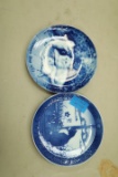 2 Commemorative Plates