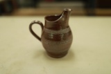 Gres Du Berry Glazed Pottery Pitcher