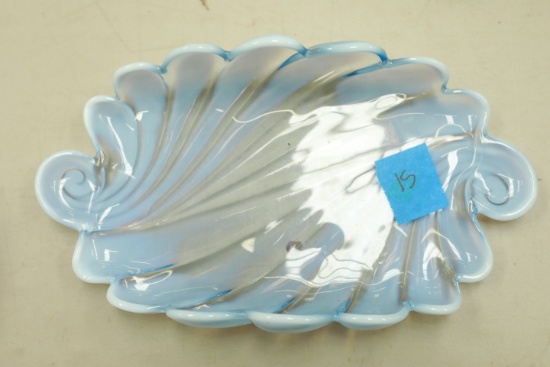 Glue Swirl Glass Tray