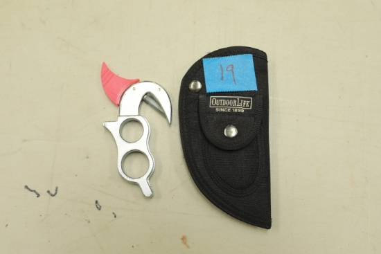 Hook Knife in Sheath