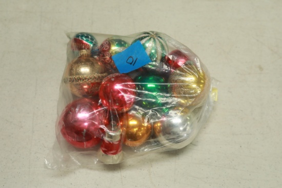 Bag of Vintage Christmas Ornaments
