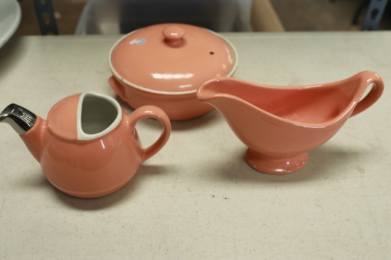 3 Pieces Hall Pottery Cookware