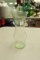 Etched Uranium Glass Vase