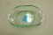 Green Depression Glass Handled Bowl