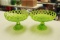 2 Westmoreland Doric Lace Compotes