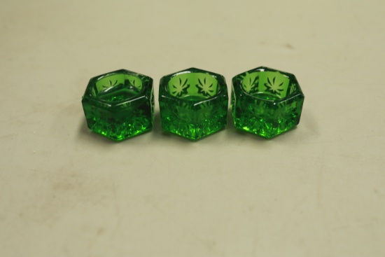3 Green Glass Salts
