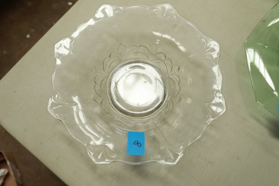 Etched Glass Bowl