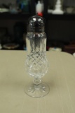Waterford Crystal Shaker with Silver Plated Top