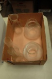 Box of Glass Lamp Shades