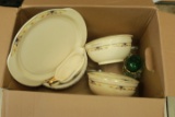 Box of Assorted Glassware & China