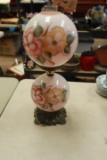 Painted Hurricane Lamp
