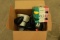 Box of Lamps & Misc