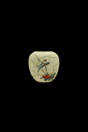 Japanese Porcelain Bird Vase