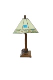 Pair of Asian Brass Lamps