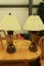 Pair of Modern Glass Table Lamps