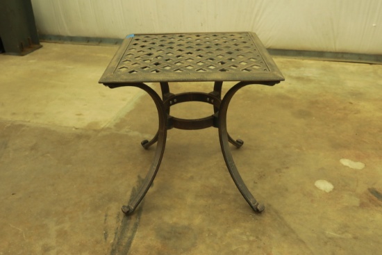 Metal Patio Side Table