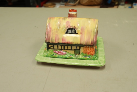 Old english Porcelain Cheese Box
