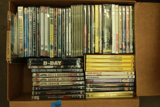 Box of Assorted DVD's