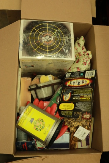 Box of Assorted Collectibles & Misc