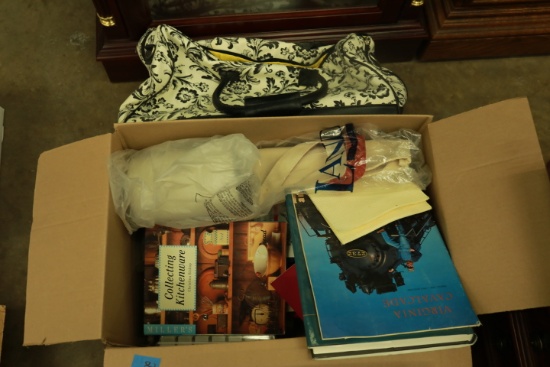Box of Assorted Books & Misc