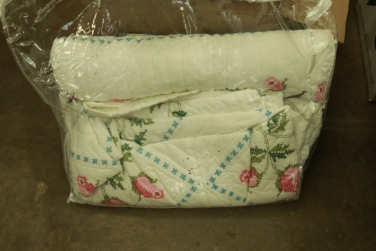 Embroidered Coverlet