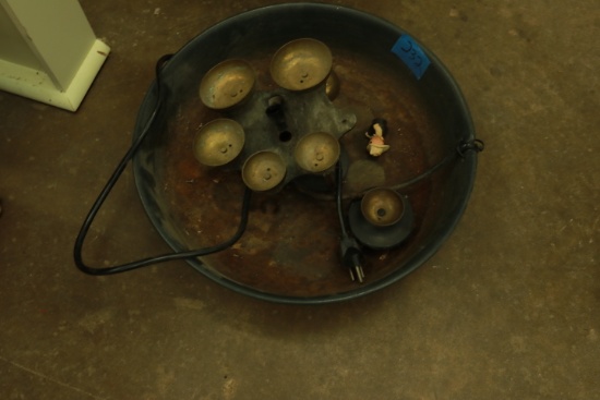 Fountain Bowl & Brass
