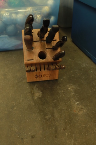 Cutco Knife Block & Knives