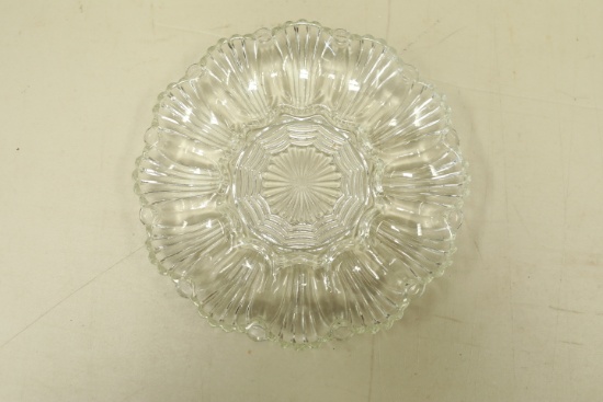 Glass Egg Dish