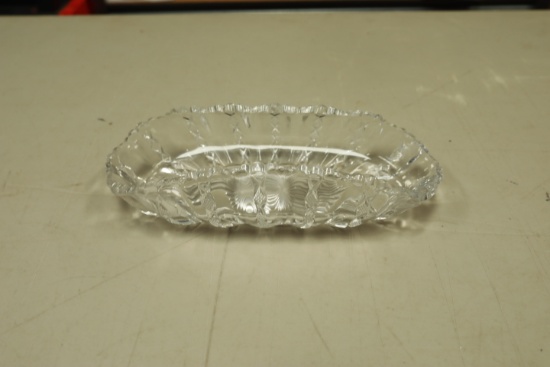 Antique Pressed Glass Celery Dish