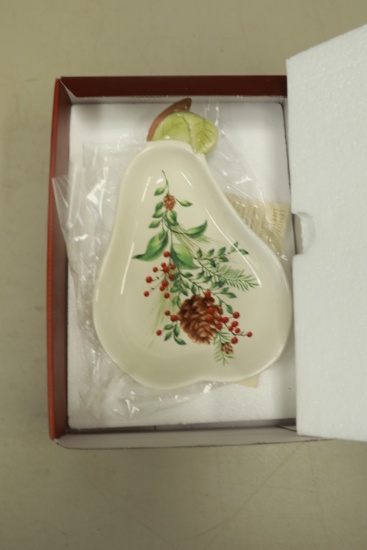 Lenox Williamsburg Box Wood & Pine Candy Dish