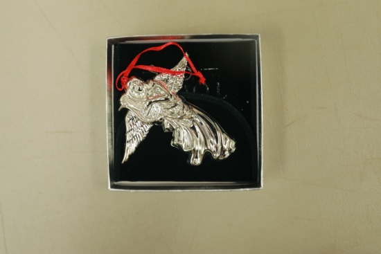 Towle Silver Plated Angel Christmas Ornament