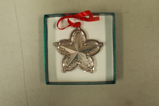 Towle Sterling Silver Star Christmas Ornament