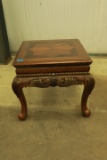 Wooden Inlaid End Table