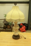 Brass & Porcelain Table Lamp