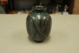 Signed Earthenware Vase