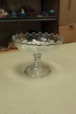 Pressed Glass Compote