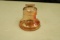 Amber Glass Liberty Bell Bank